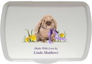 (image for) 9X13" Spring Bunny Design, Non Stick Pan