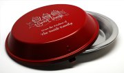 (image for) 9" Pie Pan & Lid - Ruby, Smooth Semigloss Finish