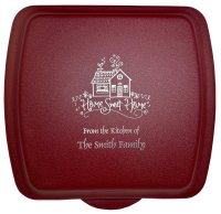 (image for) 9x9 Cranberry, Textured Finish - Lid Only