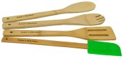 (image for) 4-Piece Bamboo Utensil Set