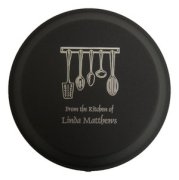 (image for) 9" Pie Pan & Lid - Black, Textured Finish