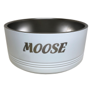 (image for) Black Engraved Pet Bowl - Large