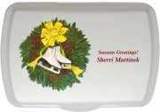 (image for) 9X13" Wreath Skates Design, Doughmakers Pan