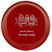 (image for) 9" Pie Pan & Lid - Ruby, Smooth Semigloss Finish