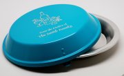 (image for) 9" Pie Pan & Lid - Turquoise, Smooth Semigloss Finish