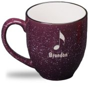 (image for) Plum, 14oz Speckled Bistro Mugs