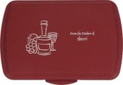 (image for) 9X13" Traditional Cranberry Lid Only, Textured Finish